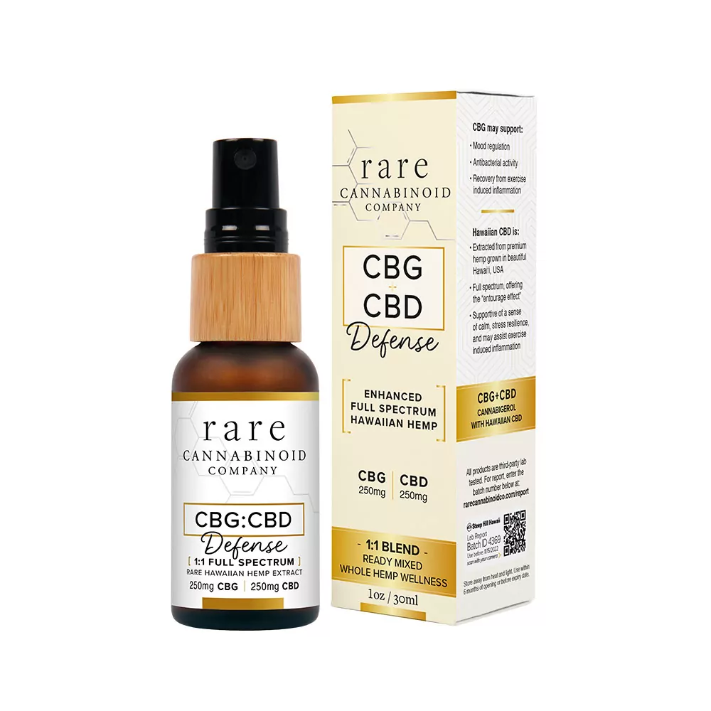 CBG & CBD Tincture | Rare Cannabinoid Company