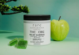 THC CBG Gummies from Rare Cannabinoid Company for discomfort.