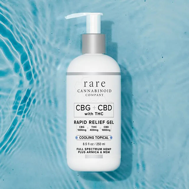 CBG + CBD + THC Rapid Relief Gel | Rare Cannabinoid Company