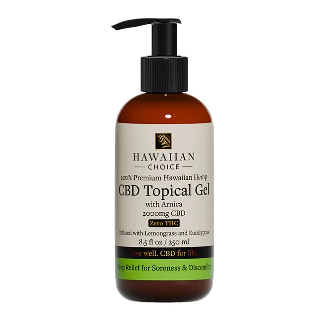 Hawaiian Choice CBD Topical Gel from Rare Cannabinoid Company