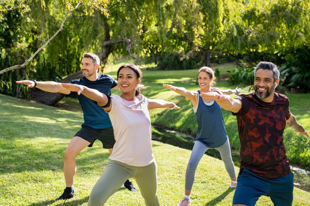 Working out high: Weed workouts can help some people motivate to enjoy yoga and other exercises.
